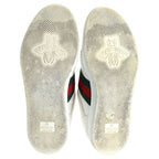 Gucci Screener GG Sherry Line Leather Lace Up Sneakers White — view 5