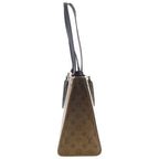 Louis Vuitton Monogram Giant On The Go MM Handbag Brown Leather Gold — view 3