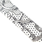 Hermes Twill Eperon D' or Yellow Gold Spurs Scarf White Navy — view 4