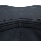 Celine Initial Cap Front Logo Baseball Cap Hat Navy — view 6