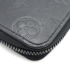 Louis Vuitton Monogram Shadow Vertical Round Zip Wallet — view 4