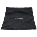 Saint Laurent Paris North South Tote Black Canvas Leather Silver — view 6