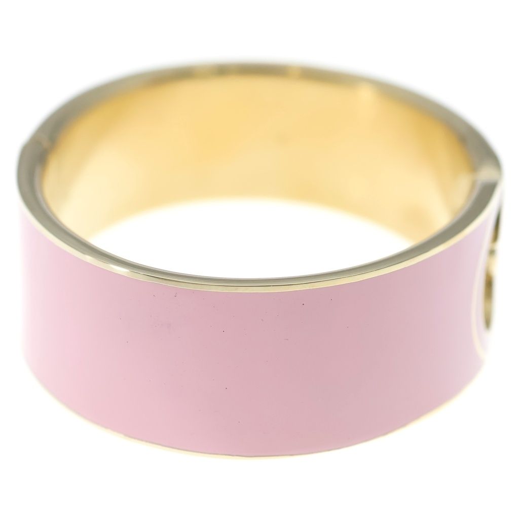 Gucci Interlocking Enamel Bracelet Bangle Pink — view 3