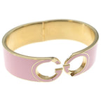 Gucci Interlocking Enamel Bracelet Bangle Pink — view 6