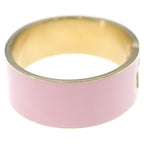 Gucci Interlocking Enamel Bracelet Bangle Pink — view 3