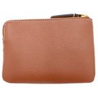Celine Trin of Coin Pass Case Charm Pouch Brown Leather Gold — view 2