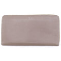 Celine Round Zip Leather Wallet Beige