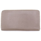 Celine Round Zip Leather Wallet Beige — view 2