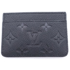 Louis Vuitton Card Holder Sample Monogram Empreinte Leather Pass Case Gold Black — view 2