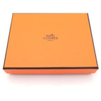 Hermes Bearn Compact Leather Wallet Bifold Gold Black — view 6