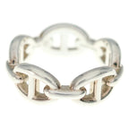 Hermes Shake D'ancre Enchainee Ring Silver — view 2