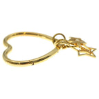 Louis Vuitton Constellation Heart Bag Charm Gold Rhinestone Key Holder — view 3
