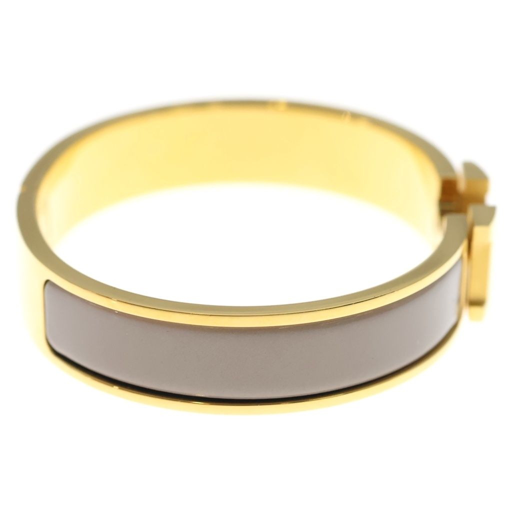 Hermes Click PM Bangle Bracelet Red Gold Pink — view 3