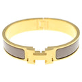 Hermes Click PM Bangle Bracelet Red Gold Pink