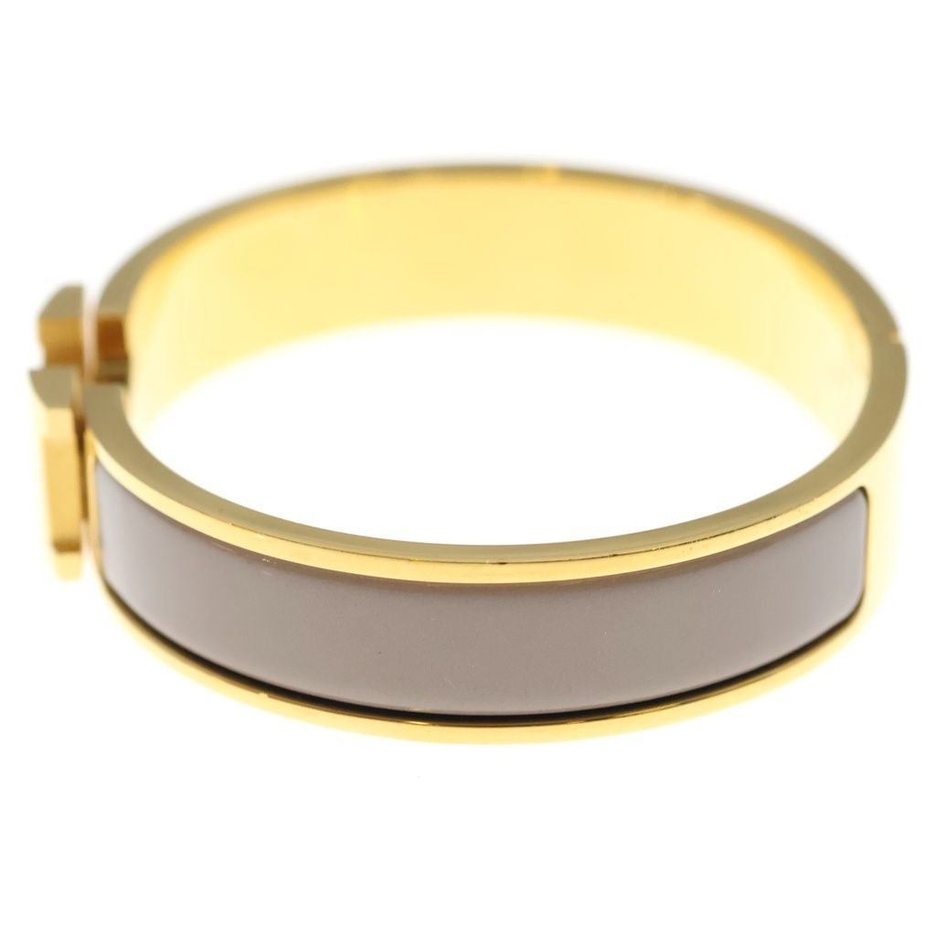 Hermes Click PM Bangle Bracelet Red Gold Pink — view 4