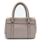 Fendi Selleria Minilinda Handbag Gray Ju Silver Leather — view 2