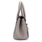 Fendi Selleria Minilinda Handbag Gray Ju Silver Leather — view 3
