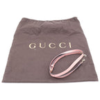 Gucci Interlocking 2-Way Shoulder Handbag Pink Leather Gold — view 7