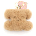 Celine Triomphe Bonbon Charm Bag Key Holder Key Ring Brown Beige Gold