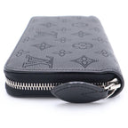 Louis Vuitton Monogram Mahina Leather Zippy Wallet Black — view 3