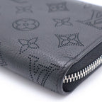 Louis Vuitton Monogram Mahina Leather Zippy Wallet Black — view 5