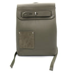 Louis Vuitton Steamer Backpack Khaki Green Leather Silver