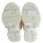Gucci Flashtrek Crystal Low Cut Sneakers White GG — view 5