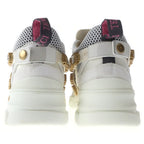 Gucci Flashtrek Crystal Low Cut Sneakers White GG — view 3