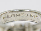 Hermes Ceinture Belt Motif 925 Ring 55 Silver — view 8