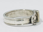 Hermes Ceinture Belt Motif 925 Ring 55 Silver — view 4