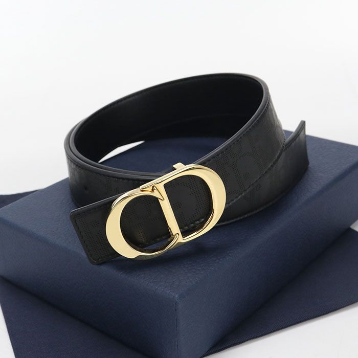Dior CD Icon Belt Oblique Galaxy Leather