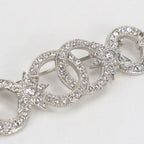 Chanel Rhinestone CC Logo Brooch Metal — view 3