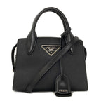 Prada Triangle 2-Way Handbag Saffiano