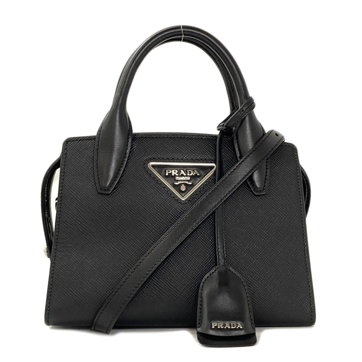 Prada Triangle 2-Way Handbag Saffiano
