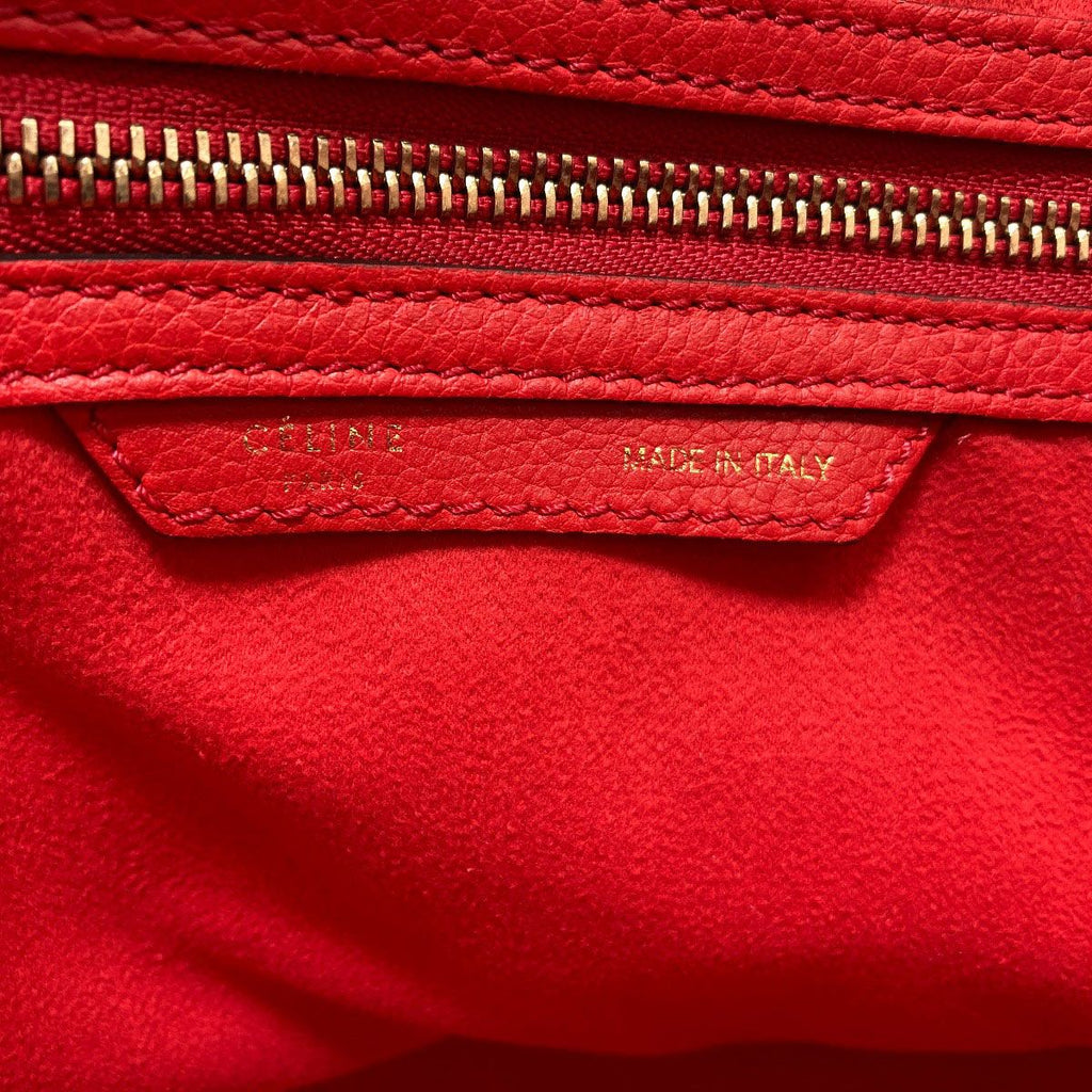 Celine Luggage Mini Handbag Calf — view 6