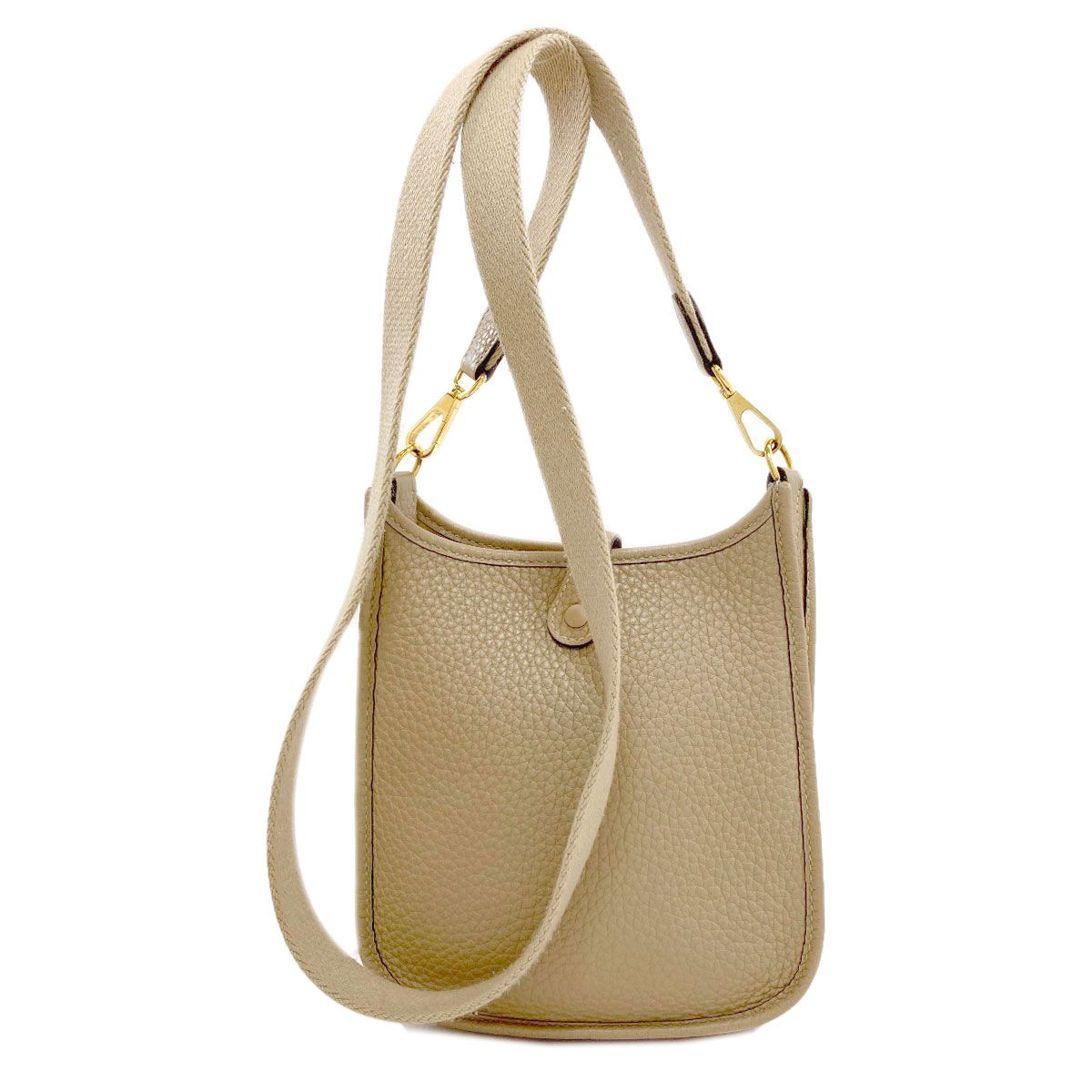 Hermes Evelyne TPM Gold Shoulder Bag Taurillon — view 2