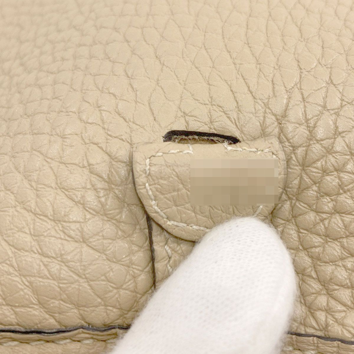 Hermes Evelyne TPM Gold Shoulder Bag Taurillon — view 7