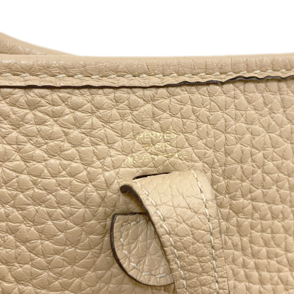 Hermes Evelyne TPM Gold Shoulder Bag Taurillon — view 6