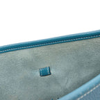 Hermes Evelyne 3 PM Blue Jean Silver Shoulder Bag Taurillon — view 8