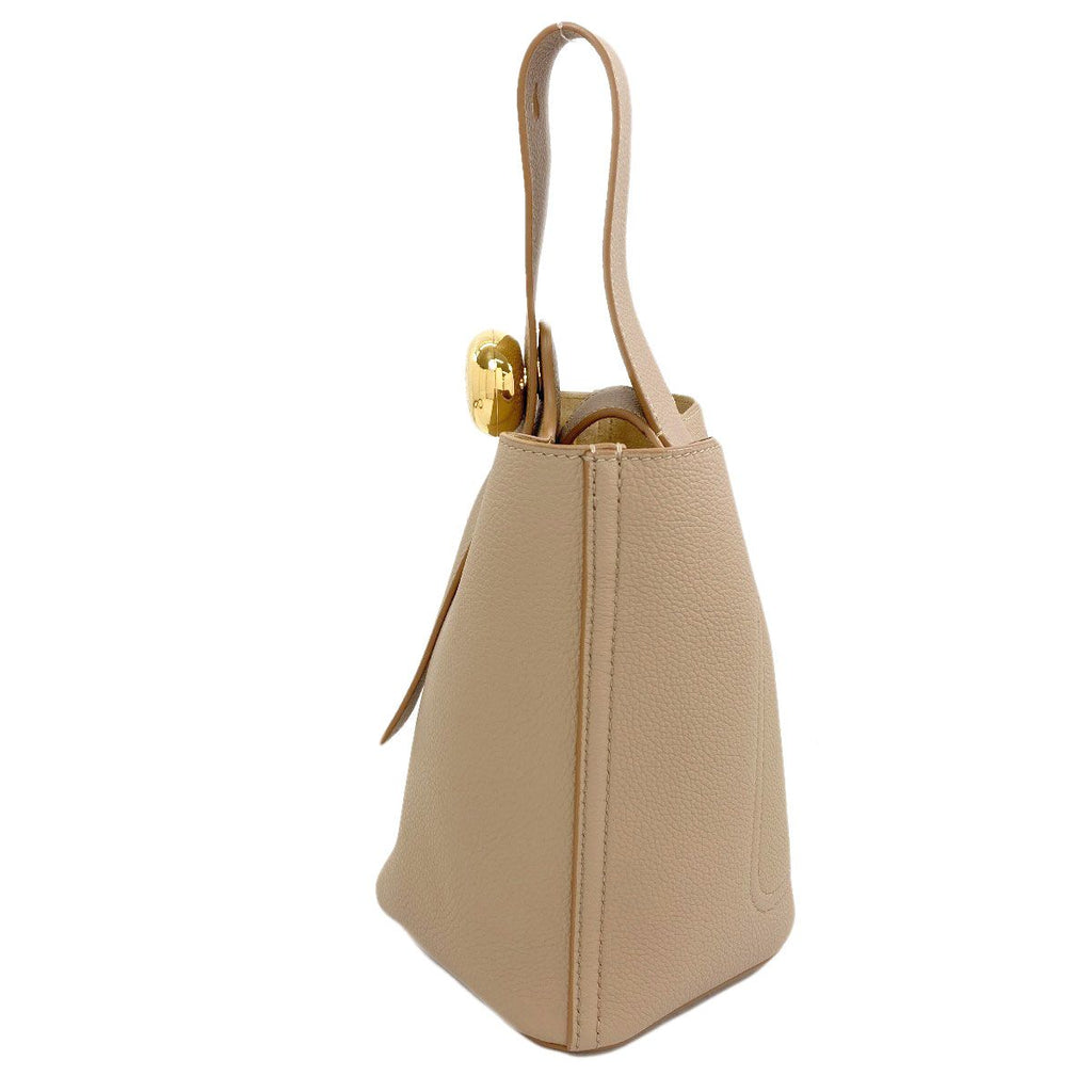 Loewe Pebble Bucket Mini 2-Way Handbag Calf — view 3