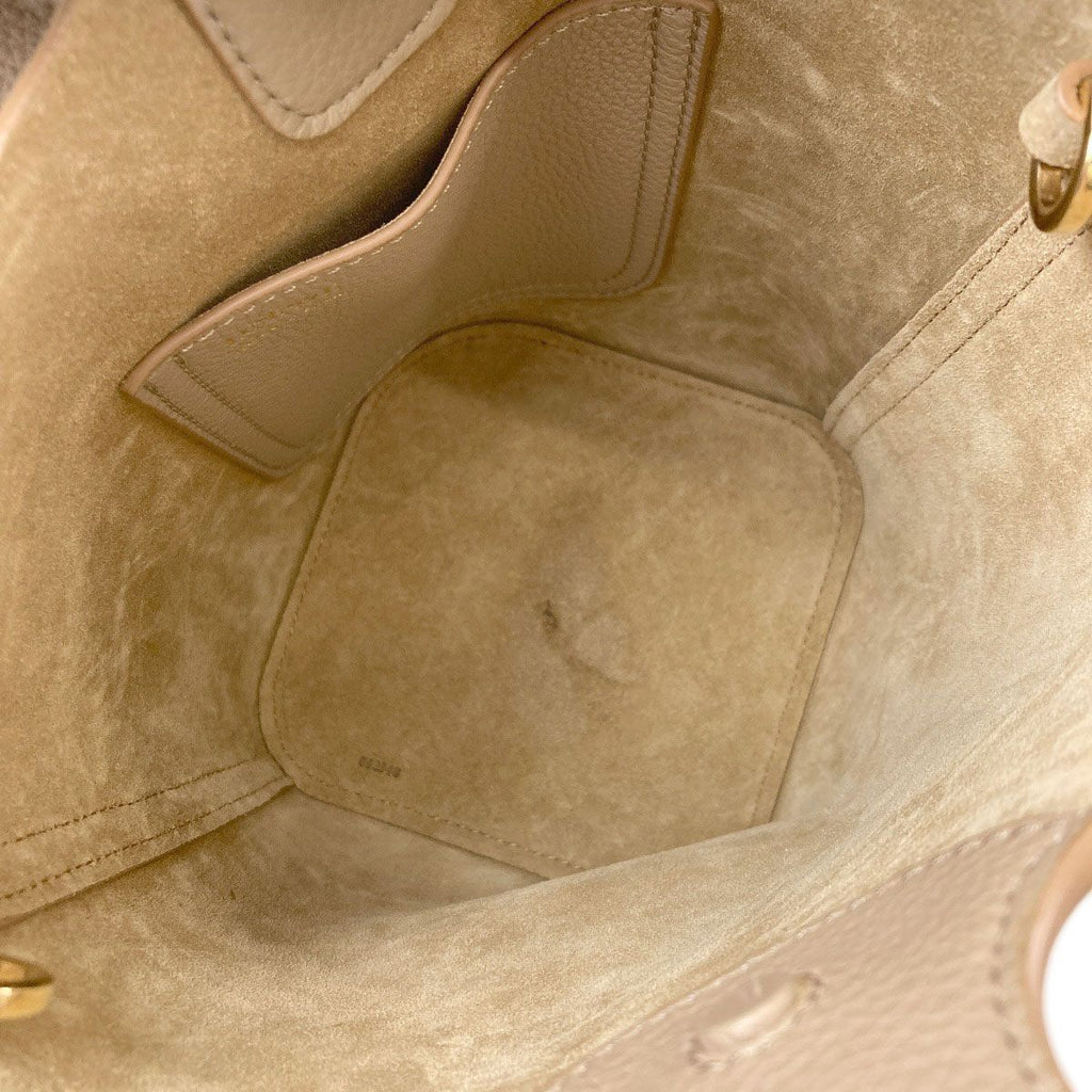 Loewe Pebble Bucket Mini 2-Way Handbag Calf — view 5