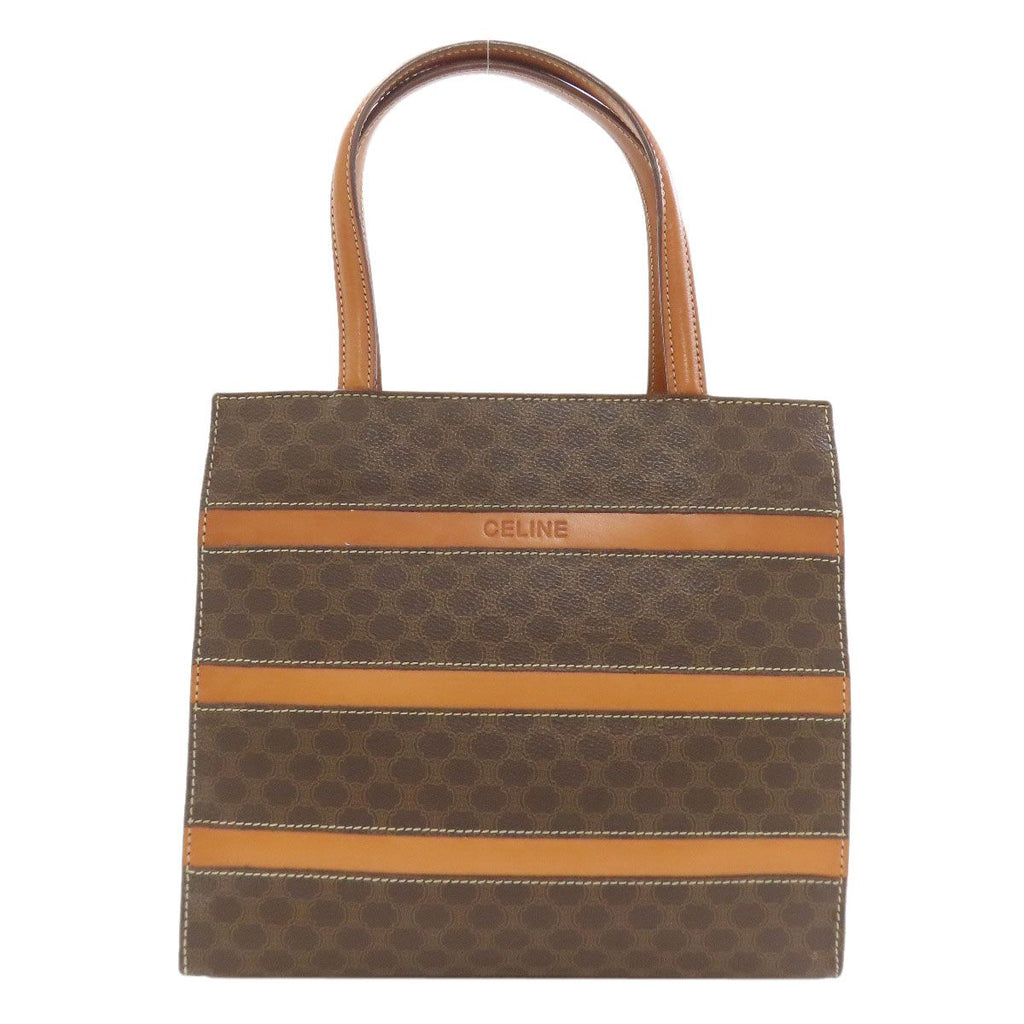Celine Macadam Handbag Brown