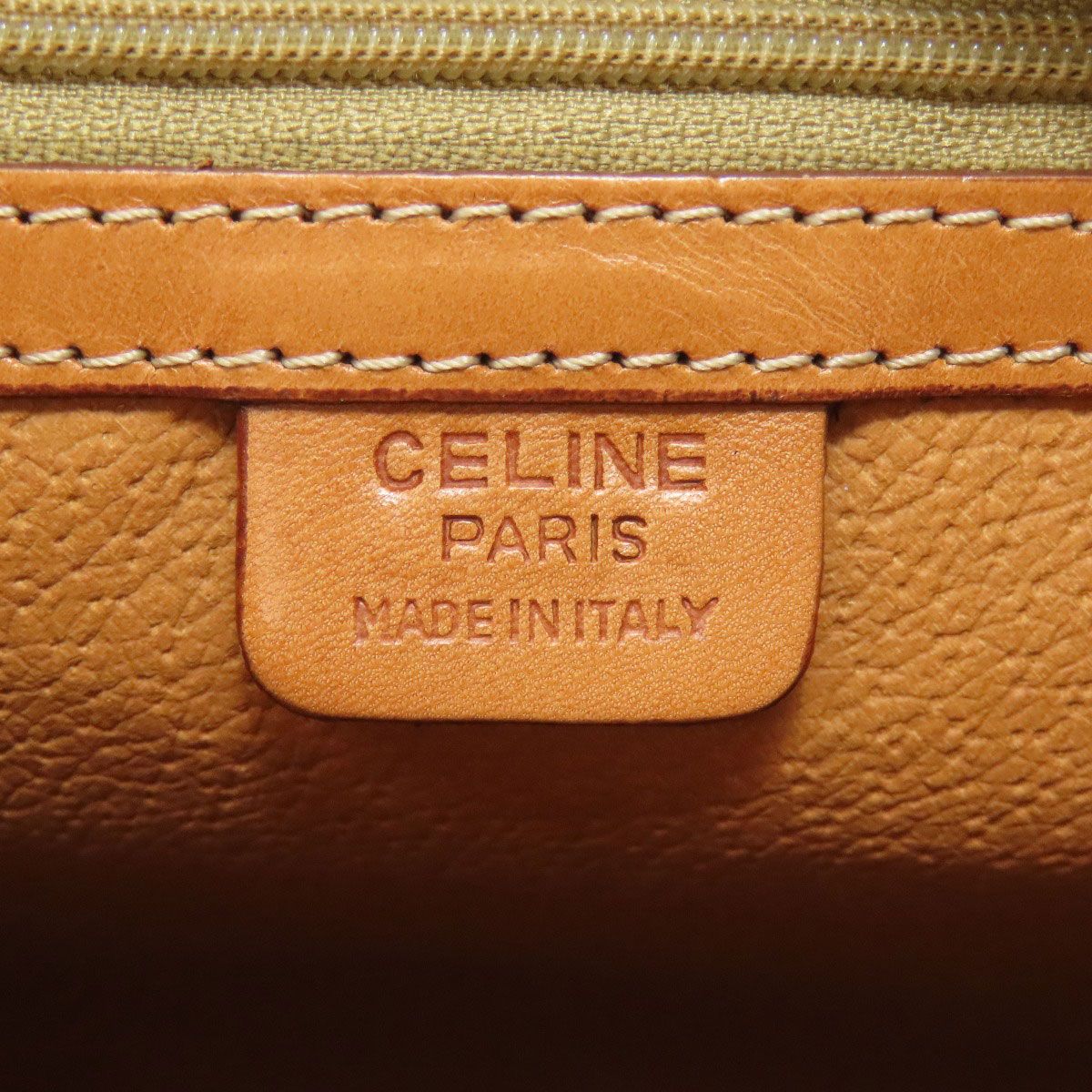 Celine Macadam Handbag Brown — view 6