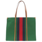 Gucci Interlocking 2-Way Tote Canvas Leather — view 2