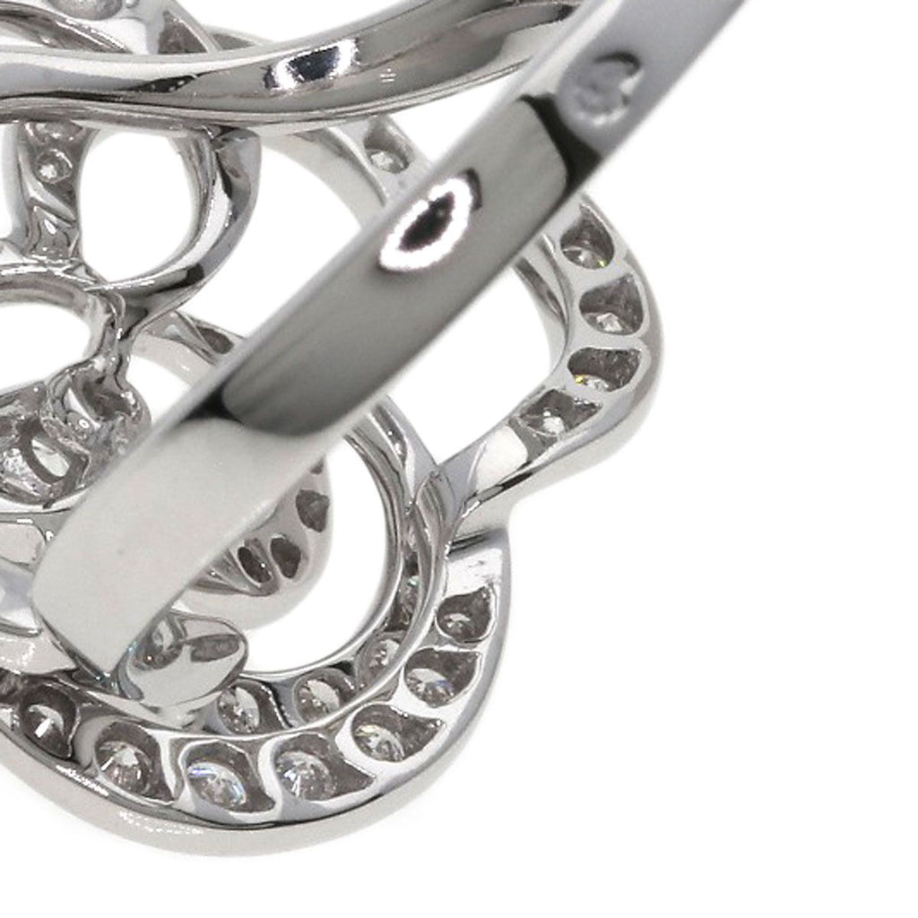 Chanel Camellia Diamond 51 Ring 18k White Gold — view 7