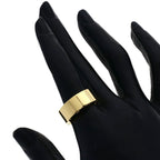 Chanel Signature Ring 18k Yellow Gold