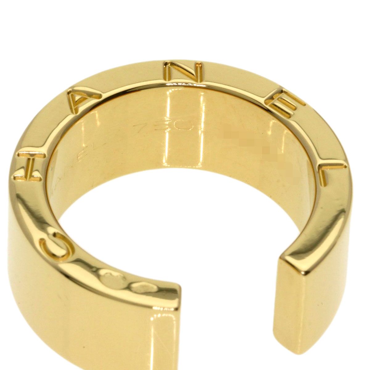 Chanel Signature Ring 18k Yellow Gold