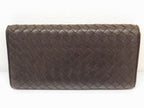 Bottega Veneta Intrecciato Wallet Dark Brown — view 2