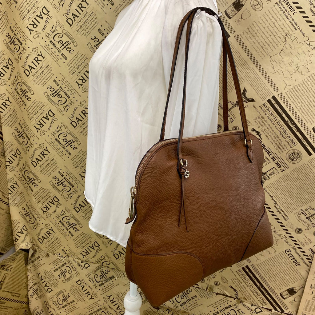 Gucci Handbag Leather Brown Travel Business — view 3