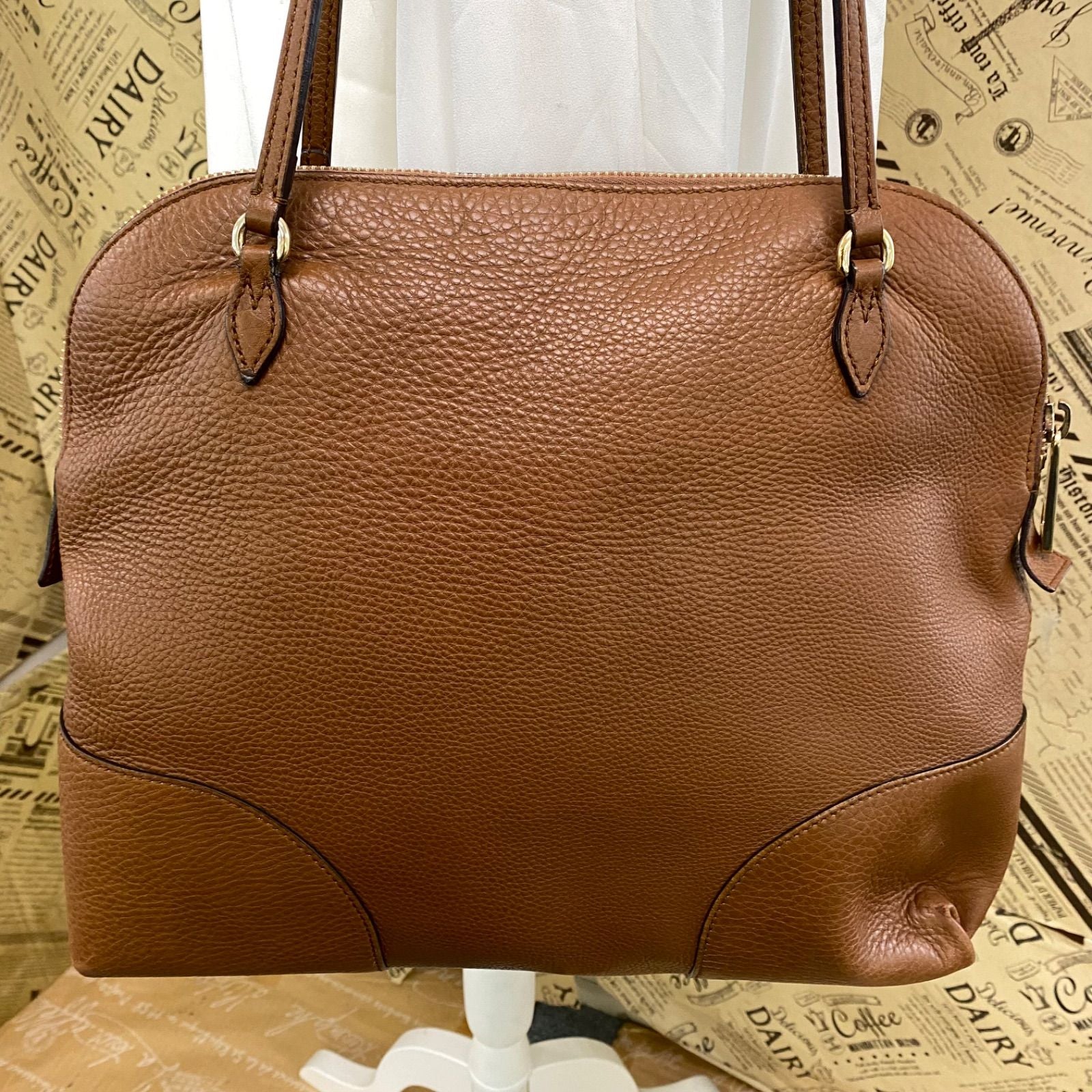 Gucci Handbag Leather Brown Travel Business — view 2